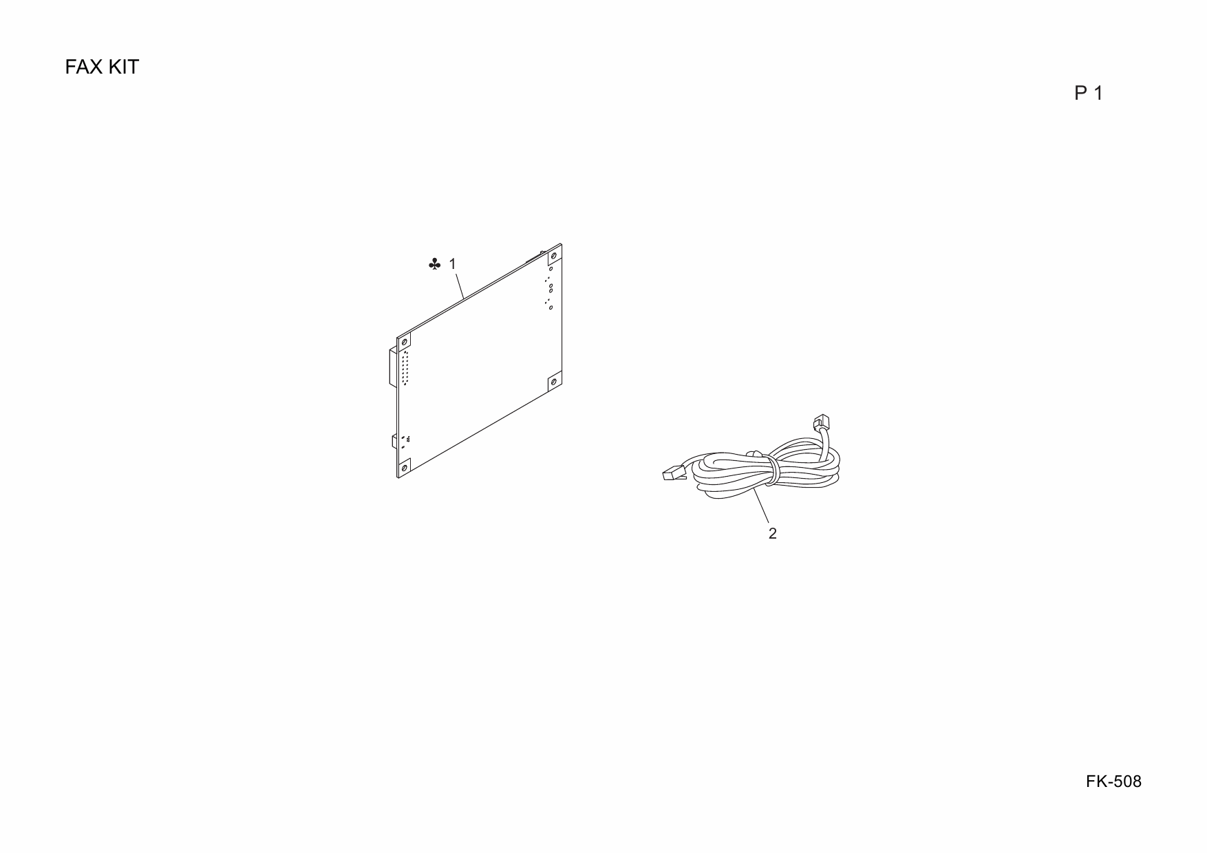 Konica-Minolta Options FK-508 A22M Parts Manual-5